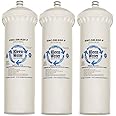 KleenWater KWC-5M-KDF-P Replacement Carbon Water Filter Cartridge, Compatible with 3M Cuno Aqua-Pure CFS8112-S, Polyphosphate Scale Inhibitor, Made in USA, Set of 3
