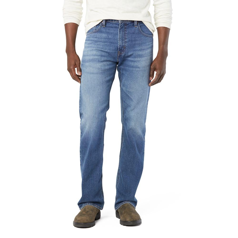 Levi Strauss Signature Gold Men's Bootcut Fit Jeans, Cinder Peak, 32Wx32L Image