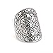 Misscat Bohemian Vintage Punk Ethnic Silver Rings for Women Joint Knuckle Ring Set 4pcs