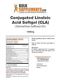 bulksupplements Cla softgels (1000mg) (conjugated ácido linoleico), 1
