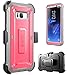 SUPCASE Unicorn Beetle Pro Series Case Designed for Galaxy S8, Full-Body Rugged Holster Case Without Screen Protector for Samsung Galaxy S8 (2017 Release) (Pink/Gray)