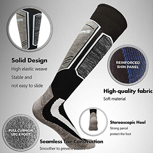 image for Whiteleopard Ski Socks High Performance Thick Snow Skiing Socks- Thick
