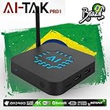 2019 AI-TAK PRO 4K Ultra HD grátis para sempre Edition tem mais de 300 canais de TV, 100 canais adultos 30mil filmes 20mil série UHD e Bluetooth, Android 6.0 e muitos canais de entretenimento, infanti
