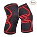 711TEK Knee Sleeve, Knee Brace for Joint Pain and Arthritis Relief, Improved Circulation Compression - Wear Anywhere(Orange-XL-2Pcs)