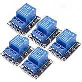 Huayao 5PCS 5V One Channel Relay Module Board Shield for PIC AVR DSP ARM for Arduino Relay