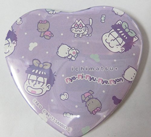 おそ松さん Sanrio Characters ハート型缶バッジ 一松 ニャニィニュニェニョン 単品の買取価格 相場 高価買取なら買取一括比較のウリドキ