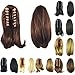 Weixinbuy Women Clip In Ponytail Pony Tail Hair Extension Claw On Hairpiece #C