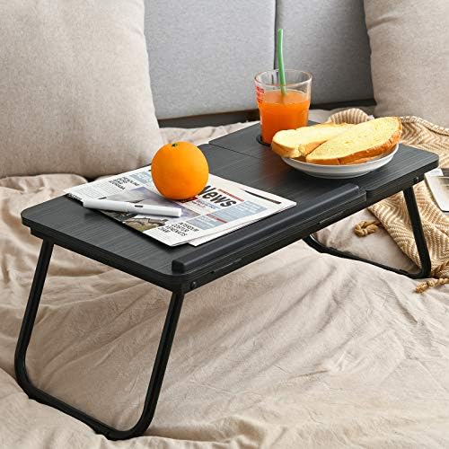 Marbrasse Laptop Table for Bed and Sofa, Portable Computer Bed Table for Laptop, Laptop Bed Try