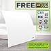 Mohu Flow 40-Mile Range Designer Indoor HDTV Antenna (2019 Newest Version) - GET Free TV - Omnidirectional, Includes Long Coax, Replace Cable TV
