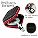 M.Way Waterproof Carrying Hard Case Box Headset Earphone Earbud Storage Pouch Bag Purple