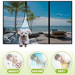 Magnetic Screen Door Curtain 150x215cm,Door Screen