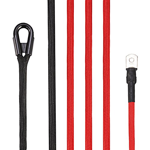 ALAVENTE 95ft x 3/8" Synthetic Winch Rope Line Cable 20500 lb. with Protective Sleeve for ATV UTV Truck Boat Ramsey【Upgrade Version】 - Thumbnail 5