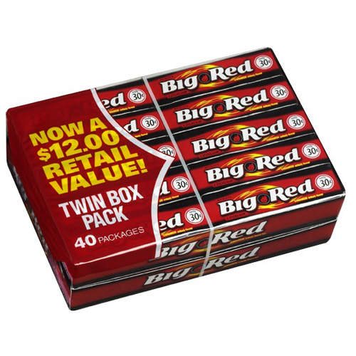 40 Packs Wrigley's Big Red Cinnamon Chewing Gum Buy Online in UAE