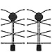 HOMAR Laces with Locks No Tie Shoelace for Kids and Adults - Reflective Athletic Shoestrings Replacement