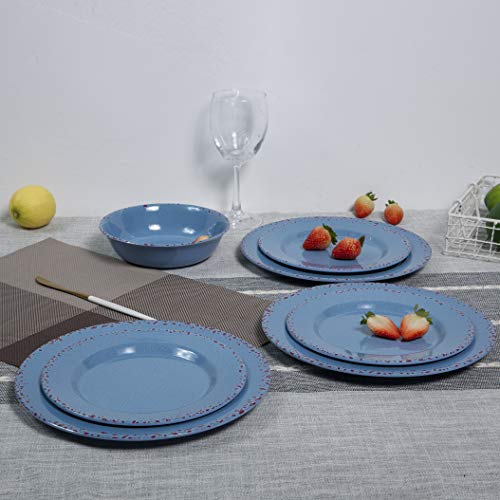 Melamine Dinnerware set12pcs Outdoor Use Melamine Dinner Plates and