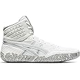 ASICS Men's Aggressor 4 Wrestling Shoes, 4, WHITE/PURE Silver