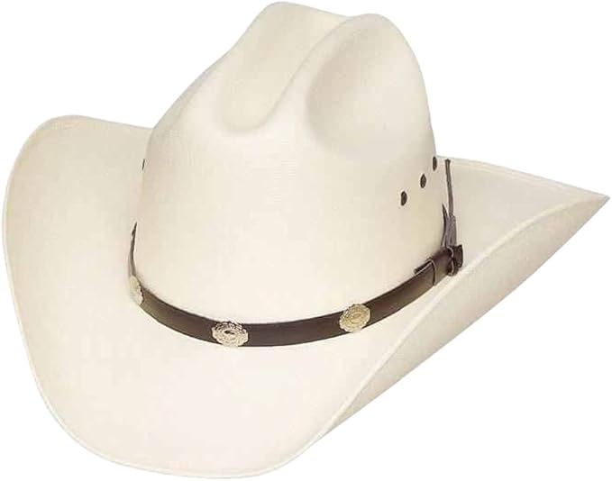 white straw cowboy hat