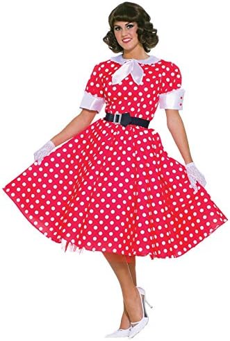 SALES4YA Womens 50's Housewife Adult Costume Womens Costume