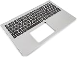 Dell Inspiron 15-3510/3520/3530 Silver Palmrest Keyboard 0HM1XV M5RRX Renewed view 1
