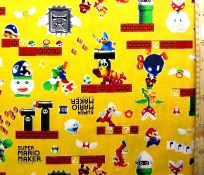 キャラクター生地 スーパーマリオメーカー イエロー 2の買取価格 相場 高価買取なら買取一括比較のウリドキ