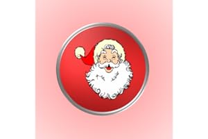 Ho Ho Ho Merry Christmas Button