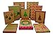 Set of 10 Foil Clothing Boxes - 3 Sizes - Largest Measures 17in X 11in X 2.5in