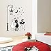 Anself Black Cat under Street Lamp Design Picture Art Peel & Stick Wall Sticker DIY Vinyl Wall Decal