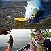 Sougayilang Fishing Spoons Hard Fishing Lures Treble Hooks Salmon Bass Metal Fishing Lure Baits 1/2 OZ