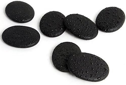 TTCOM 7pcs Hot Spa Rock Basalt Stone Massage Stones Massage Lava Natural Stone Set (3x4cm)
