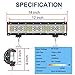 Side Shooter LED Light Bar, Auto Power Plus 15'' 250W Quad Row Off Road Led Bar Driving Lights Spot Flood Combo Fog Lights Waterproof Led Work Lights for Trucks ATV Motorcycle Boat