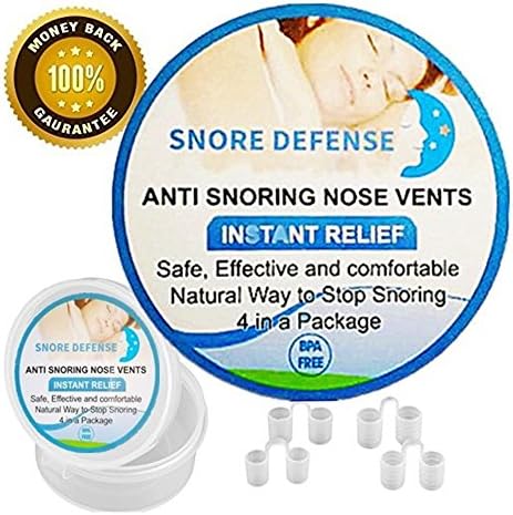 Advanced Anti-Snoring Nose Vents to easy breathing and sleep natural comfortable device/Nasal dilators made by upgraded premium quality medical grade Silicon/Stop snore nose c