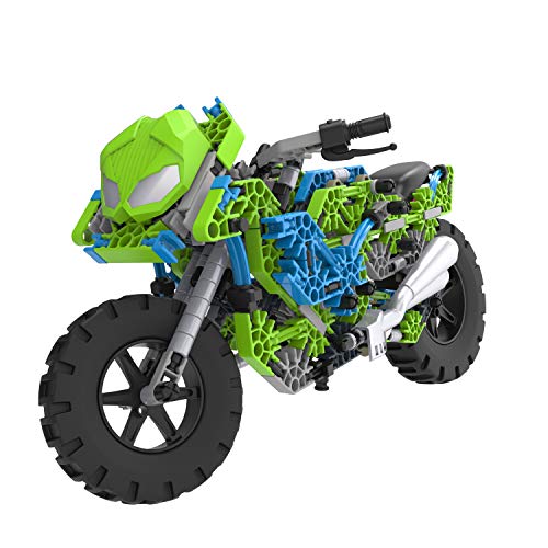K'nex Mega Motorcycle Building Set - Ages 9+ - 456 Parts - Working Suspension, Authentic Replica Model, Advanced Stem Building Toy for Boys & Girls - 14.5" L X 6" H - Thumbnail 2