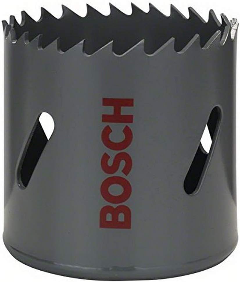 Bosch Professional 1x Hole Saw HSS Bi-metal for standard adapter (for various materials diameter 52 mm, Accessory Rotary Drill)