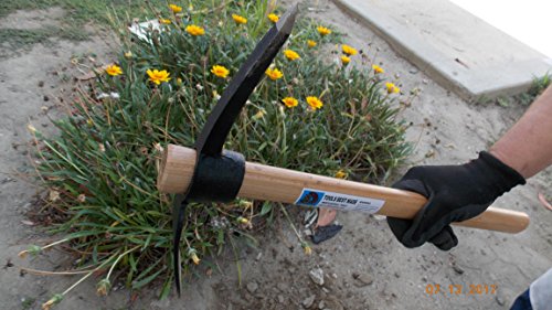 Garden Pick Mattock, Drop Forged, Heavy Duty Quality