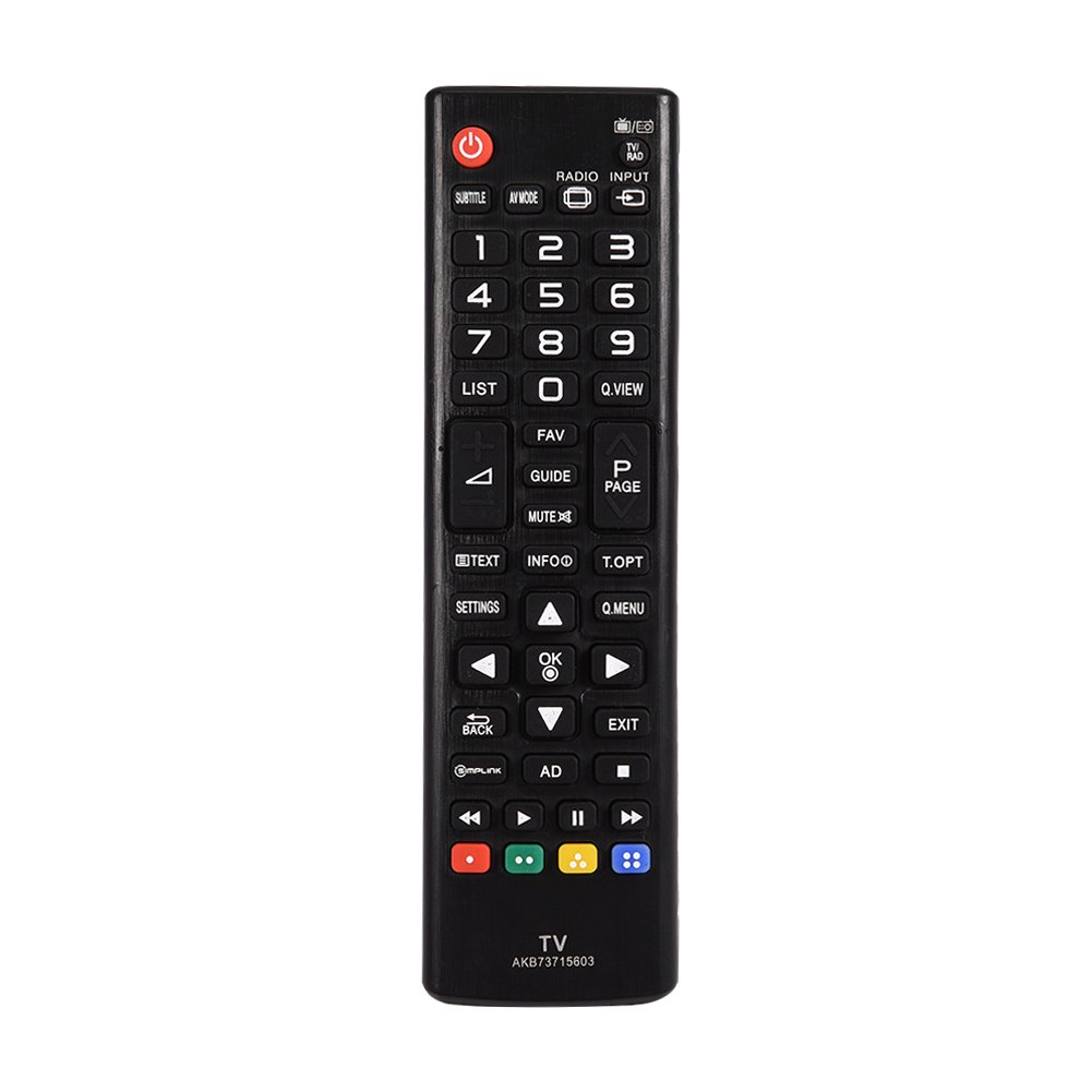 Ideal Universal Remote Control Replacement for LG AKB73715603 42PN450b/ 47lN5400/ 50ln5400/ 50PN450b TV With Learning Function