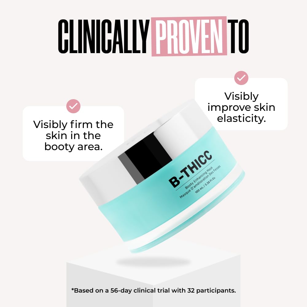 MAËLYS B-THICC Leave-On Booty Enhancing Mask - Booty Mask That Visibly Tightens Skin - Helps Enhance, Firm & Boost The Look Of Your Behind