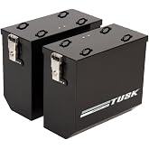 Tusk Adventure Aluminum Luggage Panniers V2 | Medium, Black