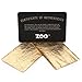 24k Gold Rolling Papers,Cigarette Rolling Paper (1.25 1 1/4 Size, 2 Sheet Pack/Red Black Packing)