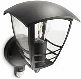 Philips myGarden Creek Outdoor Wall Light with Motion Sensor 220-240V Black view 2