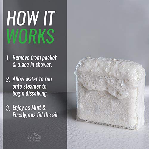 Shower Steamer Bath Bomb For Your Shower Jumbo Vaporizing Fizzing