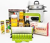 Sushiquik Complete Sushi Making Starter Kit with Aroma Rice Cooker