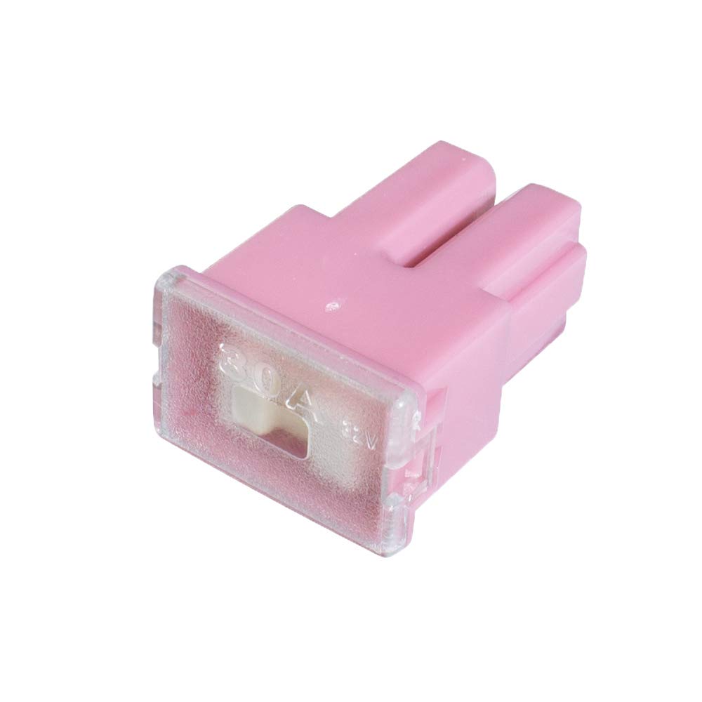 KafTon 5Pack - Japanese Slow Blow Fuse - Pal Female Type - 30 Amp Pink