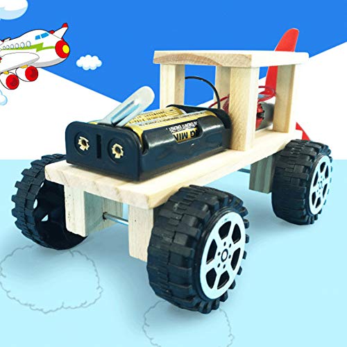 HsgbvictS DIY Toys Creative Toy DIY Electric Wind Power Car SUV Science Experiment Children Assembly Model Toy