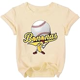 Baseball Shirts Toddler Girls Cute Bow Baseball Team Fan T-Shirt Funny Game Day Short Sleeve Tee Top 3-8 Years