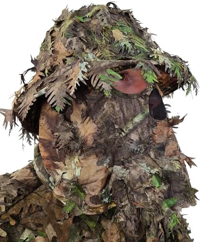 Amazon.com: Gocher 3D Leafy Camo Ghillie Hat Jungle Sniper Hunting