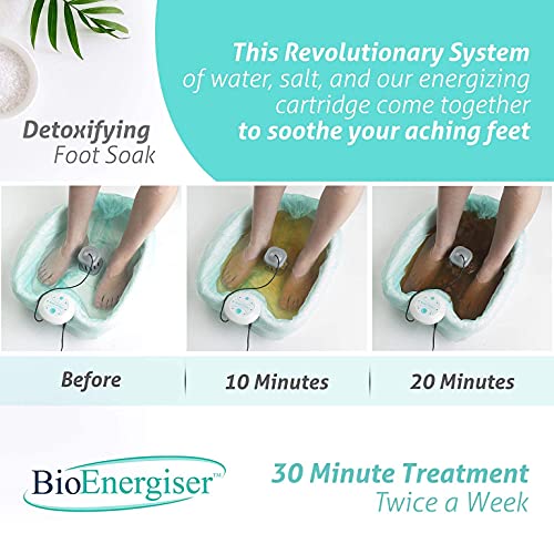 BioEnergizer Foot Spa Pro Foot Bath Basin Machine for Cramped Muscles