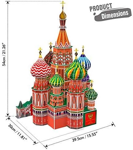 cubic fun st basil's cathedral 3d puzzle