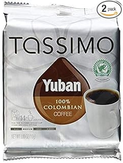 UPC 043000045206 product image for Tassimo Yuban 100% Colombian Coffee 14 T-Count (Pack of 2) (B00URYBTOK) | upcitemdb.com