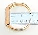 PL Metal Replacement Jewelry Bracelet with X Design for Fitbit Flex - Rose Gold