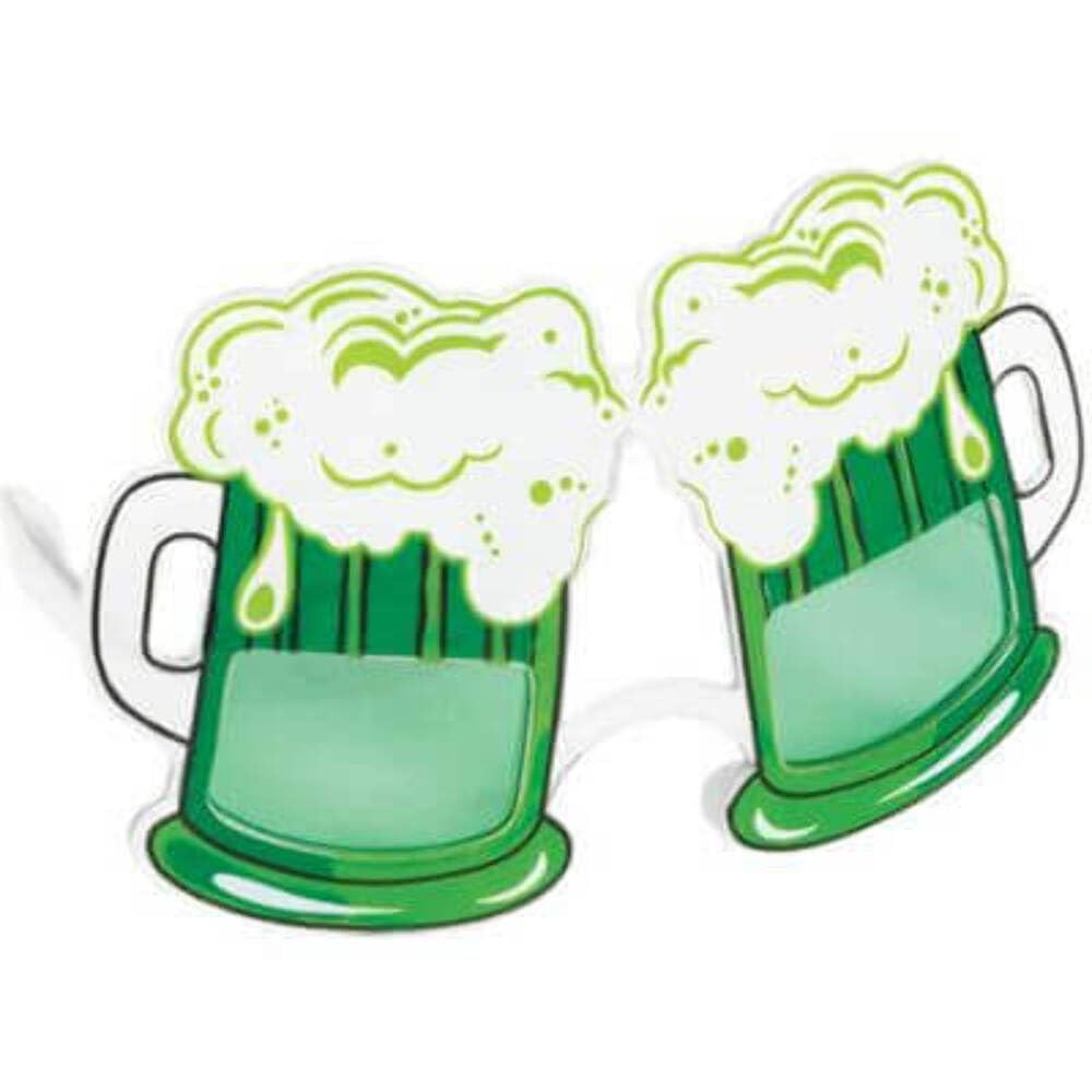Amscan 250914 Glasses Green Beer (Uv)